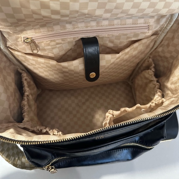 ForeverFrench Vegan Leather Diaper Bag Backpack - Picture 8 of 8